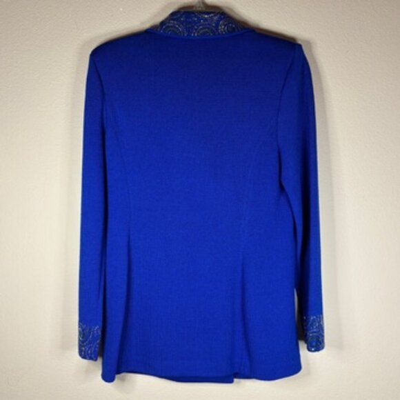 St. John Evening Royal Blue 4-Piece Set – Jacket, Snap-In Insert, Shell & Pants - Picture 5 of 14